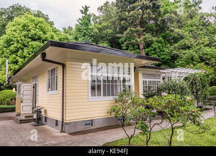 Casa di Okawa costruita nel 1925 presso il Museo dell'architettura all'aperto di Edo Tokyo, Tokyo, Giappone Foto Stock