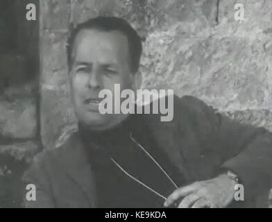 Lo sceneggiatore e regista italiano Brunello Rondi era noto per le sue collaborazioni con Federico Fellini e per il suo lavoro nel cinema italiano dagli anni '1950 agli anni '1980 Foto Stock