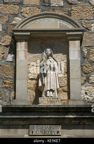 Santa Chiara di Assisi (Assisi, 1194-1235) Foto Stock