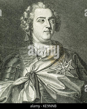 Louis XV (1710-1774) Foto Stock