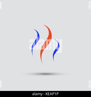 Fumo nero icona sullo sfondo bianco di close-up Illustrazione Vettoriale