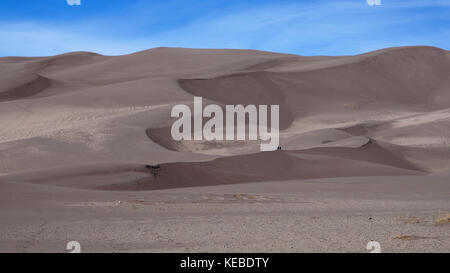 Grandi dune di sabbia del parco nazionale e preservare è un parco nazionale degli Stati Uniti situato in san luis valley, colorado Foto Stock