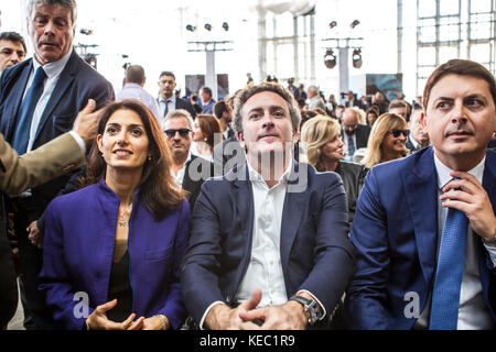 Roma, Italia. Xix oct, 2017. meeting center - la nuvola in roma - fia formula e - Conferenza stampa di 2018 gara a Roma per il campionato del mondo. Roma sarà per la prima volta coinvolti in città gare. Credito: Riccardo piccioli/alamy live news Foto Stock