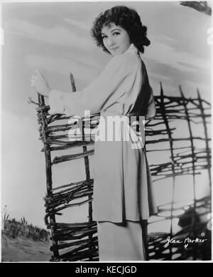 Jean parker, sul set del film "Il ghost goes West', gli artisti uniti, 1935 Foto Stock