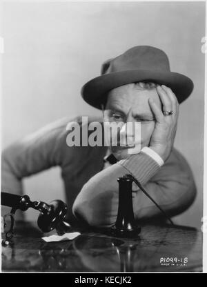 Charles ruggles, sul set del film "La ragazza abito', Paramount Pictures, 1931 Foto Stock