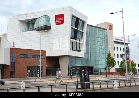 Università del Galles del Sud campus, Cardiff, Regno Unito Foto Stock