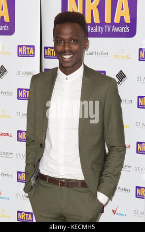 National Reality TV Awards 2017 - arrivi Red carpet con: Mo Adeniran dove: Londra, Regno Unito quando: 18 settembre 2017 credito: Phil Lewis/WENN.com Foto Stock