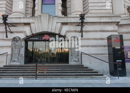 Westminster Bridge Road , Londra-settembre 6,2017: ingresso del London Dungeon sul Westminster Bridge Road il 6 settembre 2017 a Londra Foto Stock