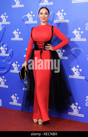 The National Lottery Awards 2017 - arrivi con: Katya Jones dove: Londra, Regno Unito quando: 18 settembre 2017 Credit: Jonathan Hordle/WENN.com Foto Stock