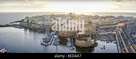 Panorama di Gallipoli, Puglia, Italia Foto Stock