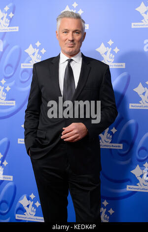 The National Lottery Awards 2017 - arrivi con: Martin Kemp dove: Londra, Regno Unito quando: 18 set 2017 Credit: Jonathan Hordle/WENN.com Foto Stock