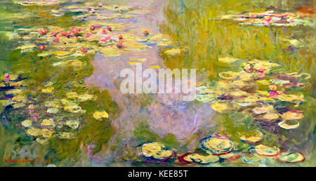 Water Lilies, Claude Monet, 1919, Metropolitan Museum of Art, Manhattan, New York City, Stati Uniti d'America, America del Nord Foto Stock