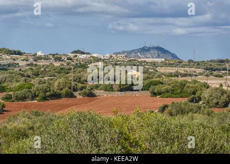 Minorca vista sulla campagna Foto Stock