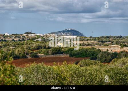 Minorca vista sulla campagna Foto Stock