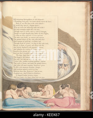 William Blake Young notte pensieri, Pagina 57, tremante ogni sorso, perché la morte deve strappare la ciotola Foto Stock