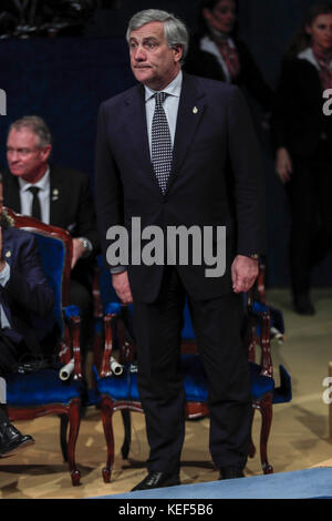 Oviedo, Spagna. Xx oct, 2017. durante la consegna della Principessa delle Asturie awards 2017 a Oviedo, venerdì 20 ottobre 2017 credit: gtres información más comuniación sulla linea, s.l./alamy live news Foto Stock