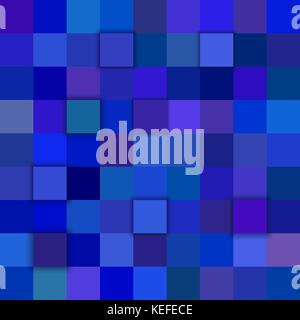 Abstract blu 3d sfondo quadrato Illustrazione Vettoriale