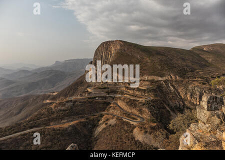 Famosa la gamma della montagna di leba a Lubango. in Angola. Foto Stock