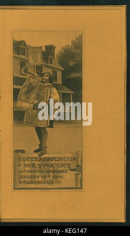 22ND banchetto annuale (detenute da) HOTEL ASSOCIATION OF NEW YORK CITY (a) DELMONICO'S, NY (HOTEL;) (NYPL ADE 275343 4000012042) Foto Stock