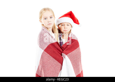 Little Christmas sorelle Foto Stock