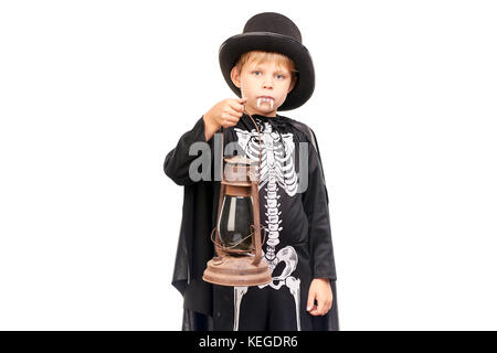 Ragazzo di halloween Foto Stock