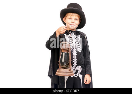 Ragazzo di halloween Foto Stock