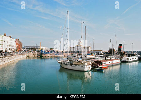 Ramsgate Harbour, sull'isola di Thanet, kent, Gran Bretagna meridionale Foto Stock