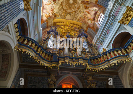 Swieta Lipka,Polonia-GIUGNO 25,2008:chiesa barocca organi della nostra cara Madonna Chiesa, Warmian-Masurian voivodato, Polonia, Europa Foto Stock