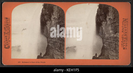 Ingresso alla Caverna dei Venti, da Curtis, George E., d. 1910 3 Foto Stock