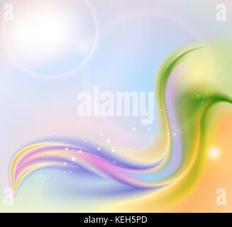 Abstract colorato sfondo a molla Illustrazione Vettoriale