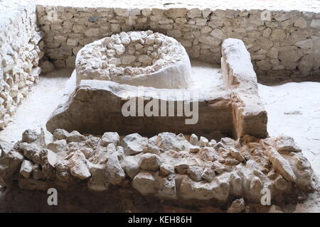 Terme romane in mostra a Almoina Museo Archeologico, Valencia, Spagna Foto Stock