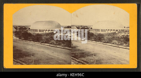 Grande Tabernacolo, Salt Lake City, da Robert N. Dennis raccolta di vista stereoscopica Foto Stock