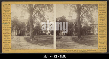 La casa e la tomba di Irving, da Chase, W. M. (William M.), 1818 9 1905 Foto Stock