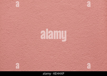 Dipinto di rosa parete in stucco. Texture di sfondo. Foto Stock