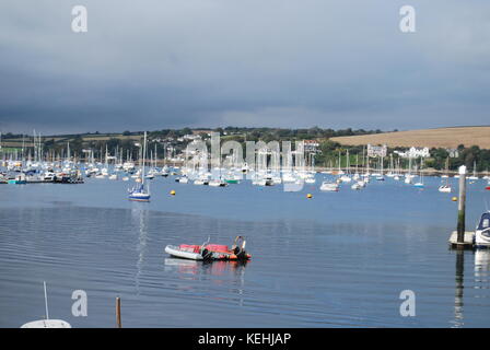 Barche in mare Foto Stock