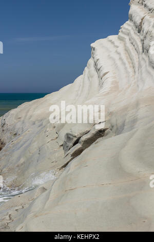 La scala dei turchi, Sicilia Foto Stock