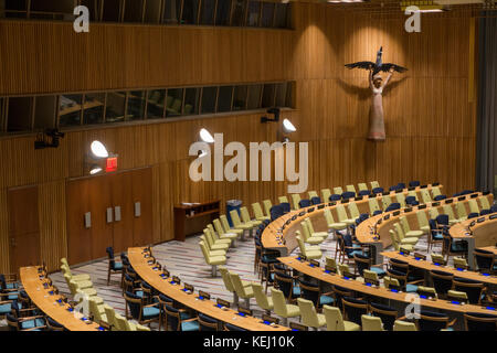 Organizzazione delle Nazioni Unite di New York Foto Stock
