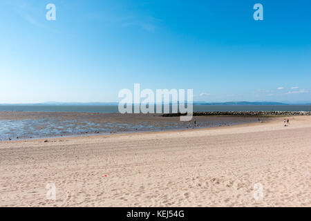 Centro storico di morecambe, una bellissima città sulla baia di Morecambe situata nel Lancashire, Inghilterra. Foto Stock