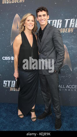 Anteprima di "Star Trek: Discovery" della CBS al Cinerama Dome - arrivi con: Sam Vartholomeos dove: Los Angeles, California, Stati Uniti quando: 19 settembre 2017 Credit: Guillermo Proano/WENN.com Foto Stock