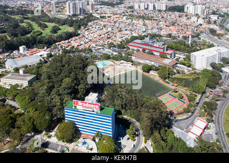 Veduta aerea di Cidade de Deus, a Osasco City - Brasile Foto Stock