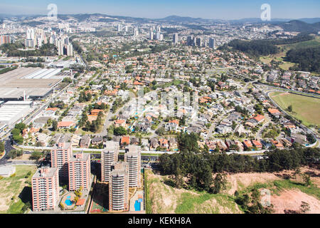 Vista aerea di Alphaville, sao paulo regione metropolitana - Brasile Foto Stock