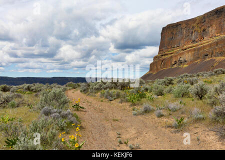Strada sul retro, steamboat rock state park Foto Stock