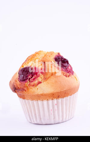 Ciliegia muffin Foto Stock