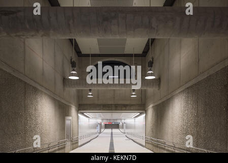 Wien, U-Bahn-Linie U1, stazione Neulaa Foto Stock