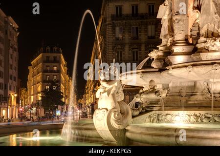 Lione, Place des giacobini Foto Stock