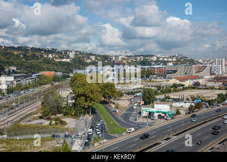 Lione, Stadtentwicklungsgebiet ZAC Confluence - Lyon, area di sviluppo ZAC confluenza Foto Stock