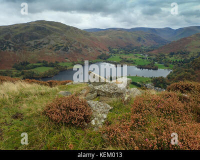 Glenridding dodd in patterdale sopra ullswater, parco nazionale del distretto dei laghi, cumbria, Inghilterra Foto Stock