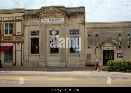 Isle of Wight County Museum, 103 Main Street, Smithfield, Virginia Foto Stock