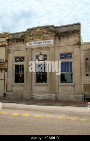 Isle of Wight County Museum, 103 Main Street, Smithfield, Virginia Foto Stock