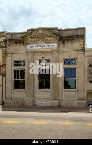 Isle of Wight County Museum, 103 Main Street, Smithfield, Virginia Foto Stock